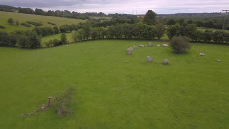 Piper's-Stone-circle-point-of-view-aerial-shot