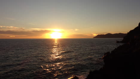 Sonnenuntergang-Im-Zeitraffer-Am-Mittelmeer