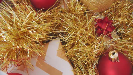 Close-up-christmas-ornaments
