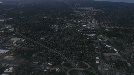 Luftbild-Von-Chicago,-Illinois,-Aus-Dem-Flugzeugfenster-4k