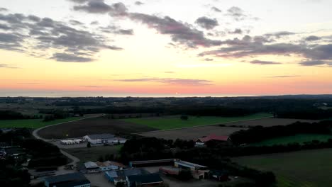 Aerial-hyperlapse-over-landscape-with-fields