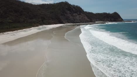 Waves-crashing-in-on-shore-at-Barrigona-beach-aka-Mel-Gibsons-Beach-in-Costa-Rica