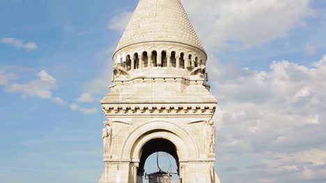 View-of-the-Bell-Tower-of-the-Basilica-of-the-Sacred-Heart-in-Montmartre-Paris