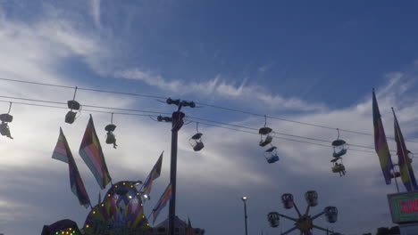 Rides-at-carnival-and-amusement-park