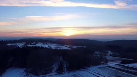 Wideshot-of-a-winter-field-from-a-drone