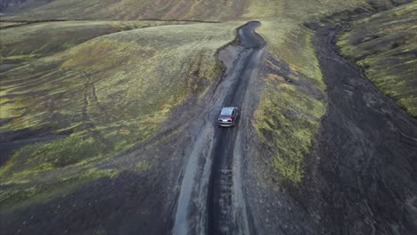 Eine-Antenne-Eines-Autos-In-Island