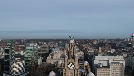 Drone-footage-of-an-amazing-alignment-view-of-the-two-domes-and-Liver-Birds-