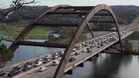 This-video-is-about-traffic-on-the-Penney-Backer-bridge-in-Austin,-Texas