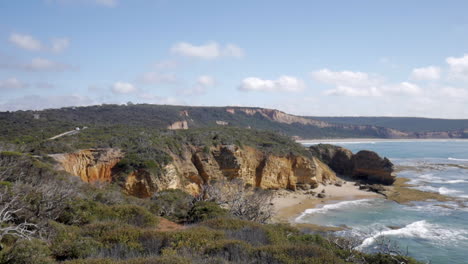 Malerischer-Küstenblick-Entlang-Der-Great-Ocean-Road-Australien