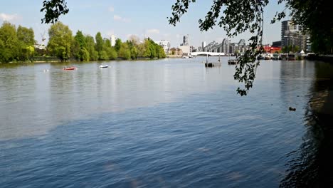 View-towards-Wandsworth-from-the-Park,-London,-UNited-Kingdom