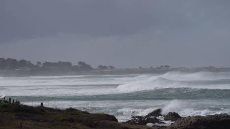 High-waves-on-a-stormy-day-Asilomar-Beach-Pacific-Grove-California