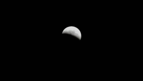 A-lunar-eclipse-in-progress-on-a-super-moon