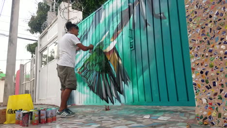 Graffiti-Künstler-Eldakpak-Malt-Einen-Zaun-In-Der-Innenstadt-Von-Mexiko-2