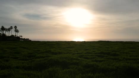 Sonnenuntergangsdrohnenaufnahmen-Von-Rancho-Palos-Verdes,-Kalifornien,-USA,-Aufgenommen-Mit-Einem-Dji-Spark-1080p-30fps