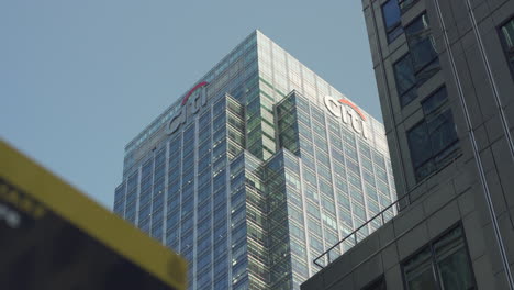 Reveladora-Foto-Del-Edificio-Citibank-En-Canary-Wharf,-Londres
