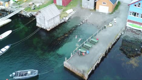 Das-Dorf-Undredal-In-Norwegen-Aus-Drohnenperspektive