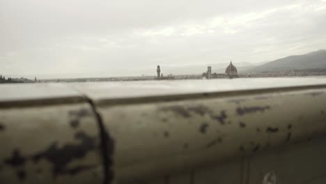 Slow-motion:-Rainy-day-on-michelangelo-hill-with-view-to-florence-city