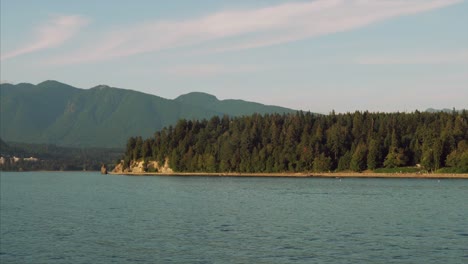 Vancouver-Stanley-Park,-Pazifischer-Ozean,-Segeln