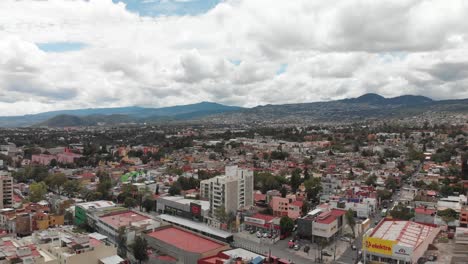 Aerial-panoramic-view-of-southern-Mexico-City