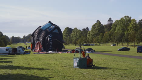 Hot-air-balloon-being-deflated-after-a-balloon-display