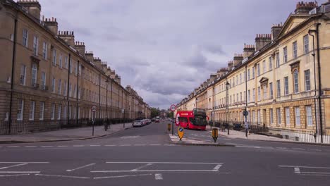 Great-Pulteney-Street,-Bath,-UK-from-the-Holburne-Museum