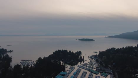 Bahía-De-Herradura,-Oeste-De-Vancouver,-Columbia-Británica,-Canadá