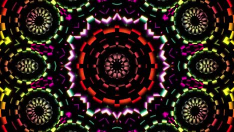 Kaleidoskop-Effekte-Farben-VJ-Schleife