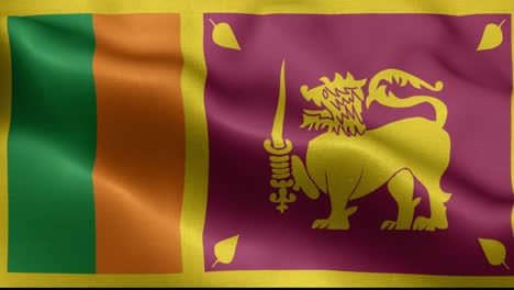 Ondeando-Lazo-4k-Bandera-Nacional-De-Sri-Lanka