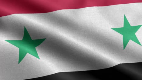 Schwenkschleife-4k-Nationalflagge-Von-Syrien