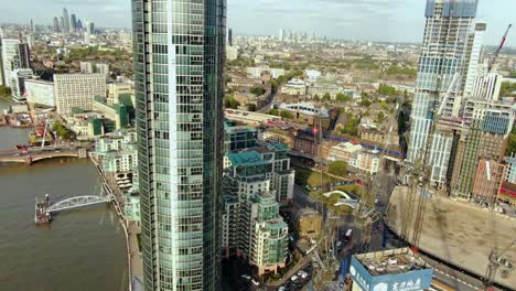 Drone-Shot-of-Buildings-in-London
