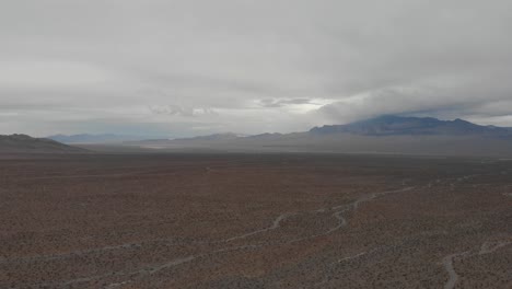 Panorama-De-Cielos-De-Invierno-Del-Desierto-De-Nevada