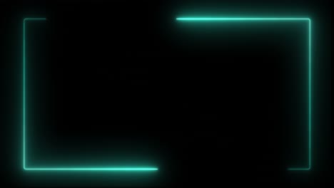 Bunte-Neon-Leuchtende-Animierte-Box-Für-Text-Oder-Grafik