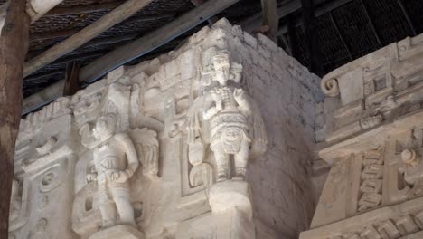 Closeup-view-of-intricate-sculptures-on-east-side-of-the-Jaguar-altar-on-the-Acropolis-at-Ek-Balam-archaeological-site