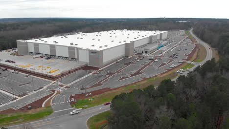 amazon-distribution-center-Garner-North-Carolina-drone