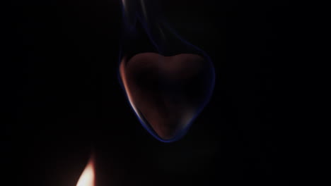 Slow-motion-closeup-of-a-heart-in-flames