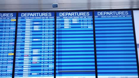 Electronic-departure-board-shows-departing-flight-information-in-terminal-of-Dulles-International-Airport