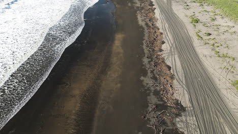 drone-view-of-the-ocean-coastline