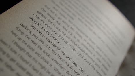 Close-up-over-an-open-book-page-with-out-of-focus-words