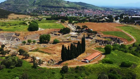 Aerial-view-of-Asclepion-Medical-Centre-of-Ancient-Pergamon-City