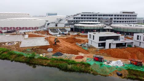 Weihai-Olympic-Center-Hotel-construction-site