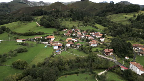 Drone-Angle-of-Beautiful-Farm-Valley-on-the-Spanish-Countryside