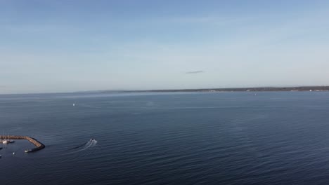 Vista-del-mar-del-norte-en-Helsingor,-Dinamarca