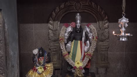 Mahe-Seychellen-Im-Hindu-statuentempel-In-Victoria,-Dem-Einzigen-Hindu-tempel-Auf-Den-Seychellen,-Der-1999-Erbaut-Wurde