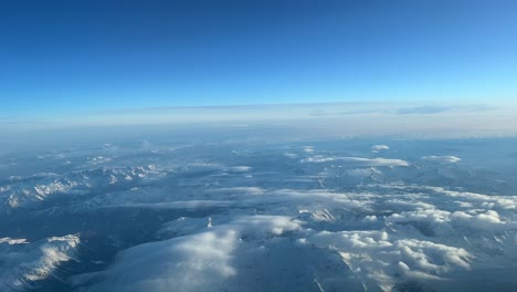 Awesome-view-of-the-italian-Alps-mountains-flying-southbound-at-10000m-high