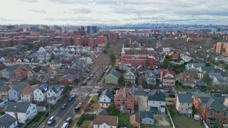 Residential-Properties-In-The-Neighborhood-Of-Flushing-In-Queens,-New-York-City
