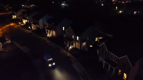 Luftaufnahmen-Von-Oben-Nach-Unten-Bei-Nacht