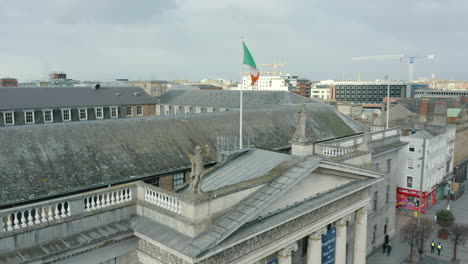 Aerial-orbit-of-the-Irish-Flag-above-the-GPO
