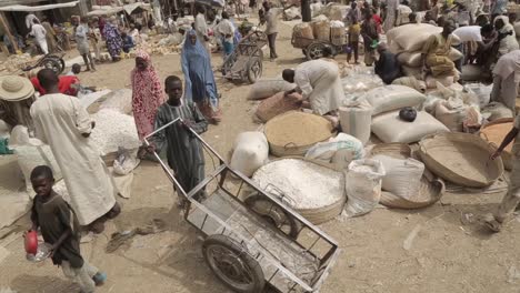 Mercado-De-Alimentos-En-El-Norte-De-Nigeria,-Estado-De-Katsina