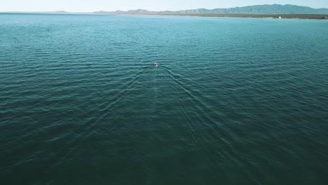 Boot-Auf-Der-Suche-Nach-Fischen-In-Baja-California