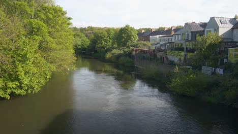 Liffey-River-Channel-Stream-Eingang-Dublin-Irland